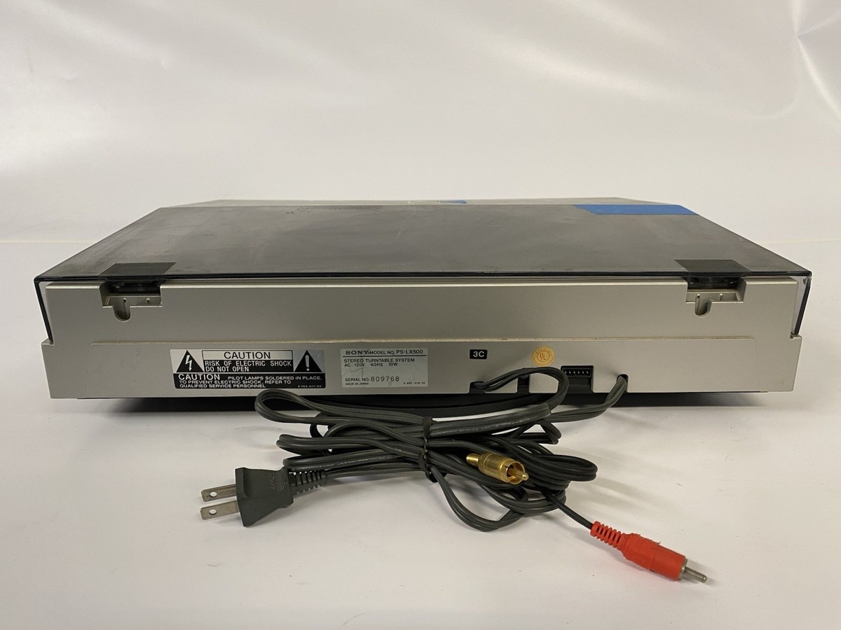 Sony PS Lx500 Linear Tracking Direct Drive Automatic Turntable for