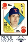 Nolan Ryan 1951 Blue Back 2010 Topps #8 Texas Rangers Baseball Card