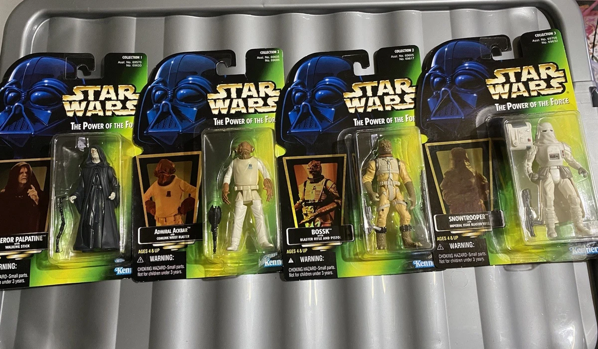 Star Wars Power of the Force II | Bossk | GREEN 1996 Figure | EURO Mint