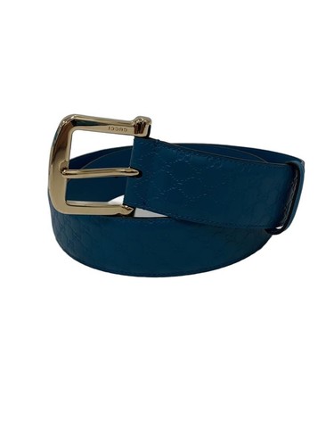 GUCCI Micro /belt/leather/BLU/allover pattern/men's/281548//