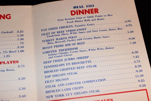Disneyland MENU 1976 Hotel Room Service American USA Bicentennial Disney Vault - Picture 10 of 11