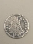 1847 Seated Liberty Silver Quarter 25C - Philadelphia Mint