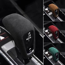 Alcantara Suede Gear Shift Lever Knob Panel Trim For Porsche Cayenne 2018-2023