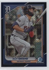 2024 Bowman Mega Box Chrome Navy Mojo Refractor 5/175 Riley Greene #16 b4d