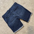Universal Thread Plus size 22W Stretch Cuffed Denim Blue Jean Shorts Distressed — photo 6