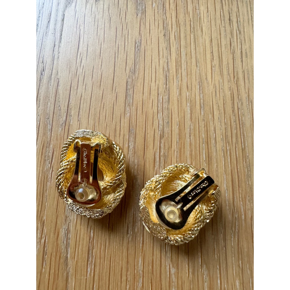 Pendientes Christian Dior con piedras Foto 4 de 4