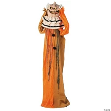 5 Ft. 10" Animated Standing Pop-Up Pumpkin Man Halloween Decoration
