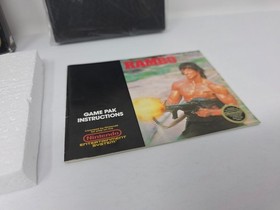 Rambo (Nintendo NES) Complete in Box (Cib) + Poster