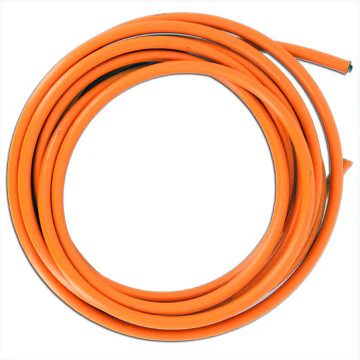 Durite Tressée Inox Gaine Orange 5 Mètres Longévité Mécanique
