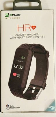 3Plus 3+ HR Black ELITE SERIES HR Activity Tracker with Heart Rate Monitor