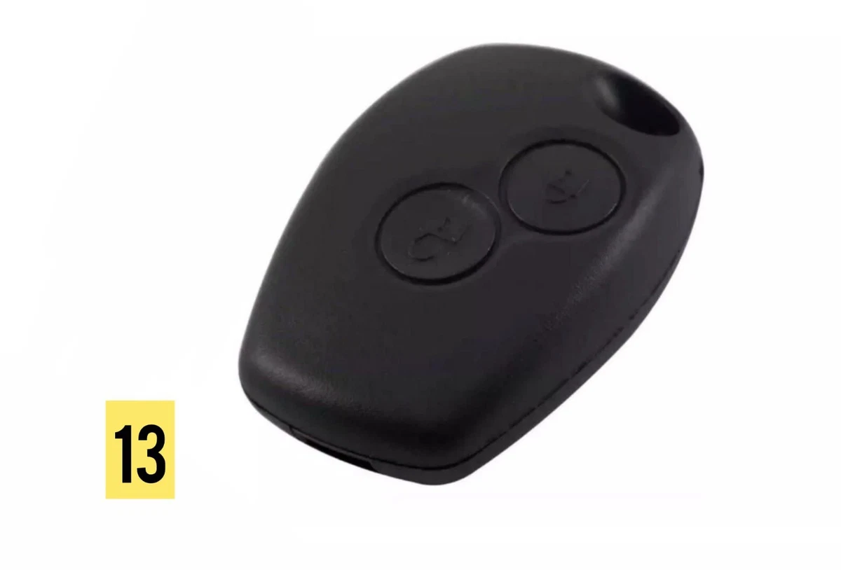 JONGO Cover Telecomando Auto Per Renault Kangoo, Trafic E Master - Guscio 2 Pulsanti Con Batteria CR1220 Inclusa, Senza Lama
