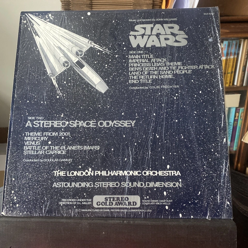 Star Wars/Star Space Odyssey London Philharmonic Orchestra (1977, Vinyl LP) Foto 2 de 4