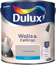 Dulux Emulsion Paint Matt or Silk All Colours 2.5L Walls & Ceiling