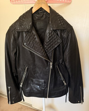Allsaints Lyra Pyramid Leather Biker