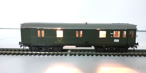 Schicht H0 108/674 Postwagen "Deutsche Post" - Licht - ohne OVP # 13871 | Condition: Gebraucht