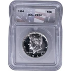 1964 50C Kennedy Proof Silver Half Dollar ~ ICG PR68