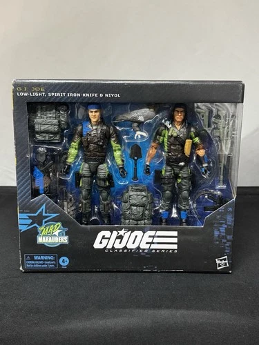 G.I. Joe Classified Series 128 Mad Marauders LOW-LIGHT and SPIRIT & NIYOL 2-pack