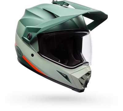 Bell MX-9 Adventure MIPS Trail Enduro Helm, grün/orange, XS (53/54)