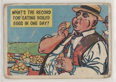 1957 Isolation Booth What's the record for eating boiled eggs in one day? qp4