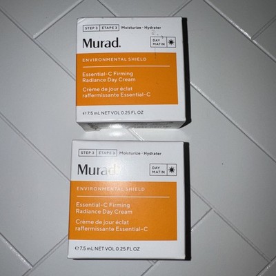 2 Murad Environmental Shield Essential-C Firming Radiance Day Cream 0.25oz/7.5ml