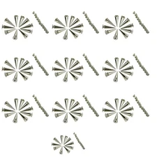 Punk Cone Metal Spikes Rivets Studs Screw Back For DIY Clothing Jacket Leather