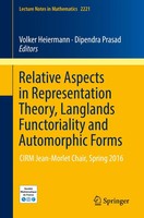 Volker Heiermann (U. A.) | Relative Aspects In Representation Theory,...