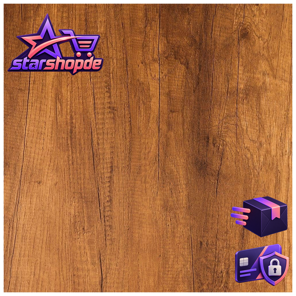 Klebefolie MöBel Rustikal Holzoptik Selbstklebend 40Cm X 2M FüR KüChe Tisch-image