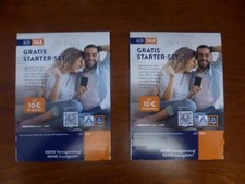 2 Stck. Aldi Talk gratis Starter Sets incl. &euro; 10,- Guthabenje  Sim Karte