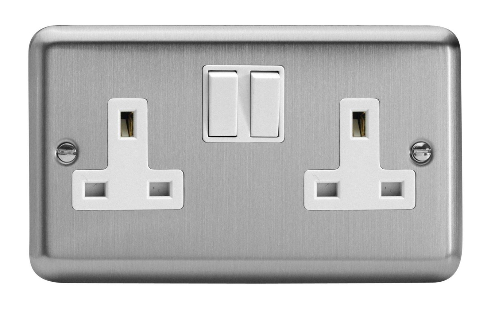 Varilight Socket, Metal, Matt Chrome,88x148x31mm