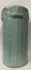 McCoy Pottery Vintage 1940s Aqua Umbrella Stand Art Deco Leaf Drip Glaze 18” A30