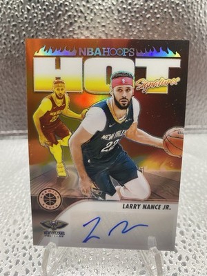 2023-24 Larry Nance Jr #hs-lnj NBA Hoops Premium Stock Silver Hot Signitures*