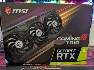 MSI RTX 3090 Gaming X Trio 24GB GDDR6X GPU w/ Waterblock & Active backplate