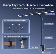 Lampada da Scrivania NUOVA a LED 24W con Telecomando - 80CM 