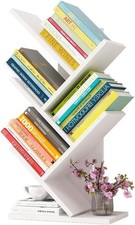 Libreria da Scrivania Design ad Albero - Organizer Multiuso in Legno Salvaspazio