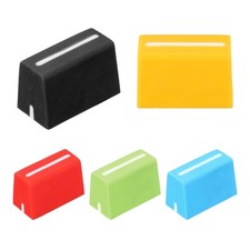 For Universal, Multicolor Fader Knobs for DJ Mixer, Rubber, 5pcs
