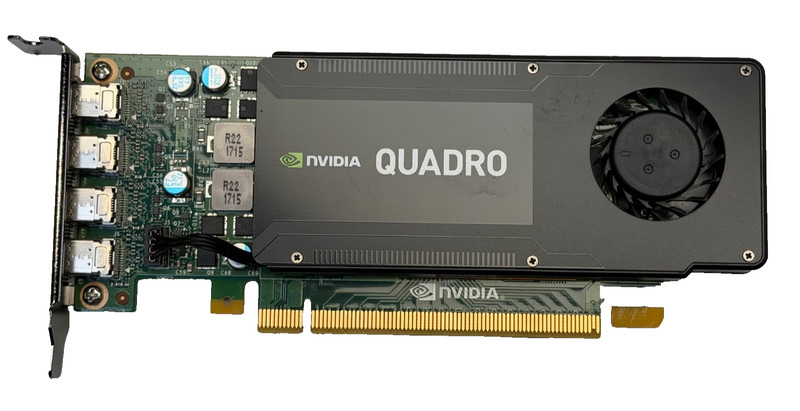 NVIDIA Quadro K1200 4GB GDDR5 PCI-E Low Profile Graphics Card 4 Mini DisplayPort