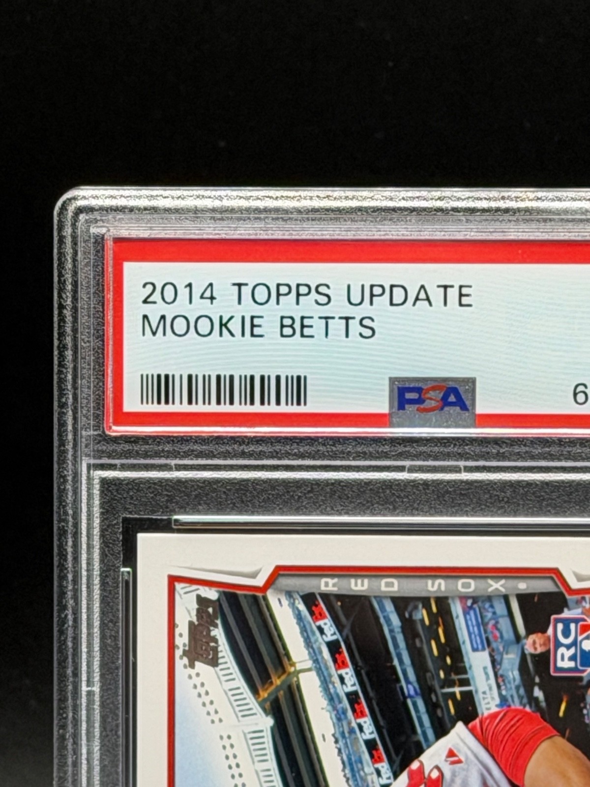 2014 Topps Update - #US301 Mookie Betts (RC) Red Sox Gem Mint PSA 10 view 3