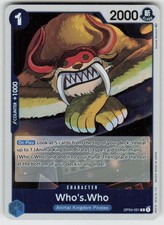 Who's.Who [Alternate Art] OP04-051 Prices | One Piece Kingdoms of