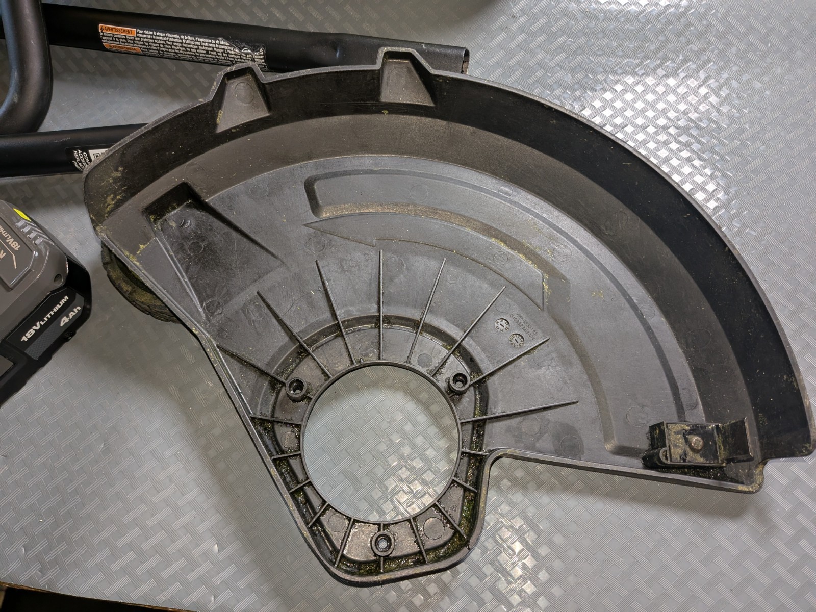 Ryobi 18V String Trimmer/Edger & Jet Fan Blower Kit 4Ah Battery & Charger