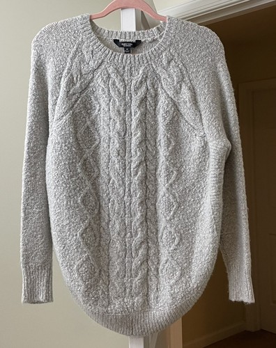 Simply Vera Vera Wang Sweater Soft Gray 