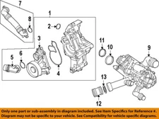 BMW OEM 19-25 540i xDrive Cooling Water Pump-Connector O-Ring 11518482260