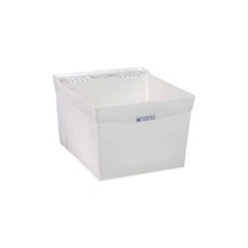 El Mustee 19W Utilatub 18-Gallon Wall-Mount Laundry/Utility Tub, 34 X 20 X 24