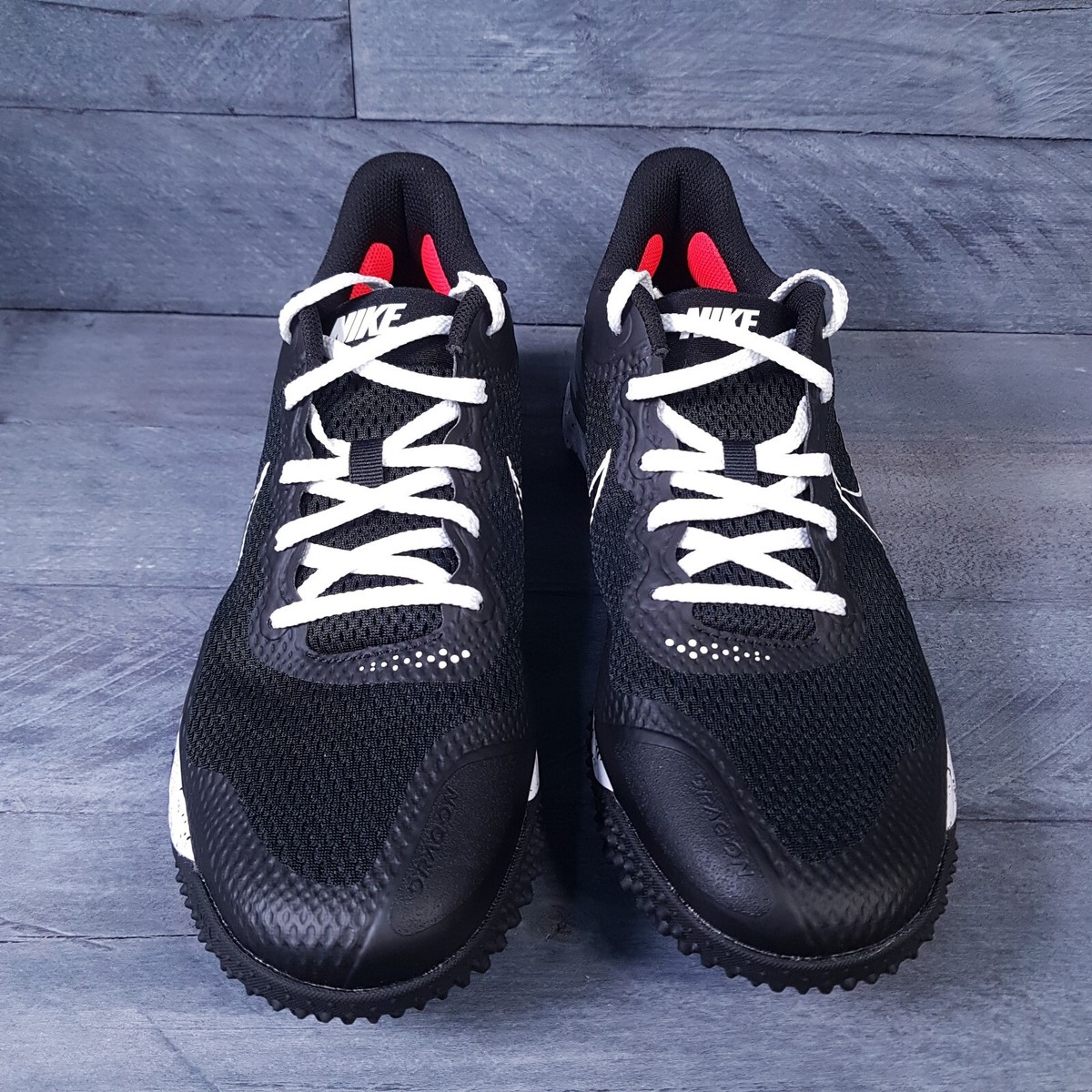 NIKE Alpha Huarache Elite 3 Turf Baseball‎ Shoes Mens 8 Black White Oreo Nike Alpha Huarache Elite 3 Turf Baseball Shoes - CK0748-010  main image 3