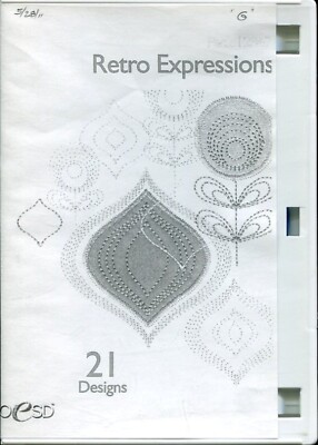 DESIGN CONNECTION - RETRO EXPRESSIONS - 21 DESIGNS - PACK #12347 - OESD