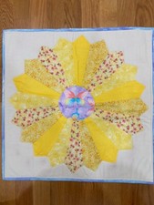 Handmade Quilt Wall Hanging Spring Flower