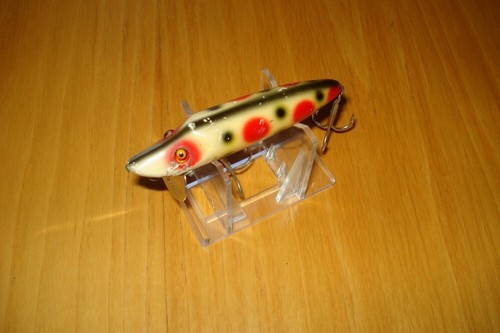 Vieux Leurre Vintage Heddon Baby XO 361 BRS Pour Pêche Au Bass - Couleur Brown Crawdad - Fabriqué Au Mexique