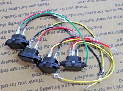 4 PK IEC 320 C14 Male Plug 3 Pins PCB Panel Inlet Socket Connector READ LISTING