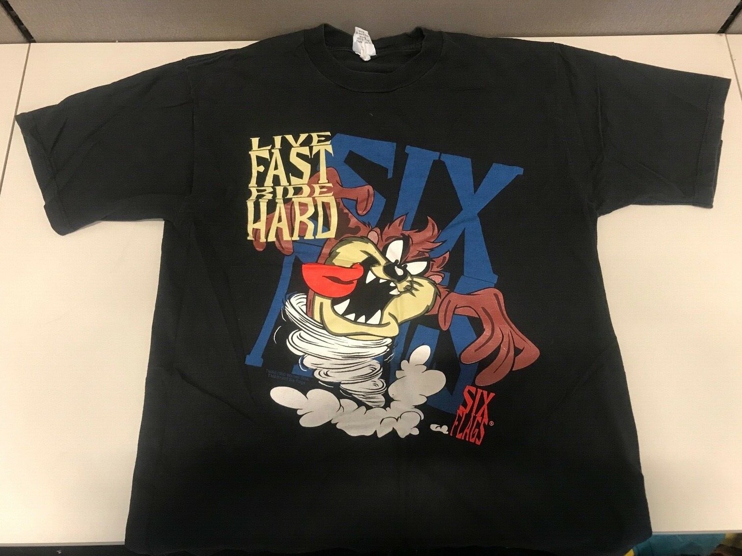 1995 Warner Bros Six Flags Tasmanian Devil Live Fast … - Gem