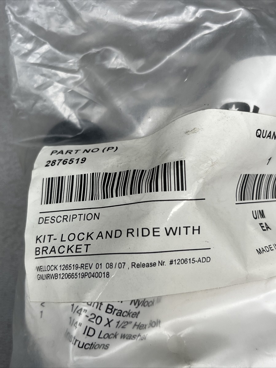 CC@7.13 Polaris 2876519 Lock Ride Bracket Anchor w/ Hardware CC@7.13 Polaris 2876519 Lock Ride Bracket Anchor w/ Hardware