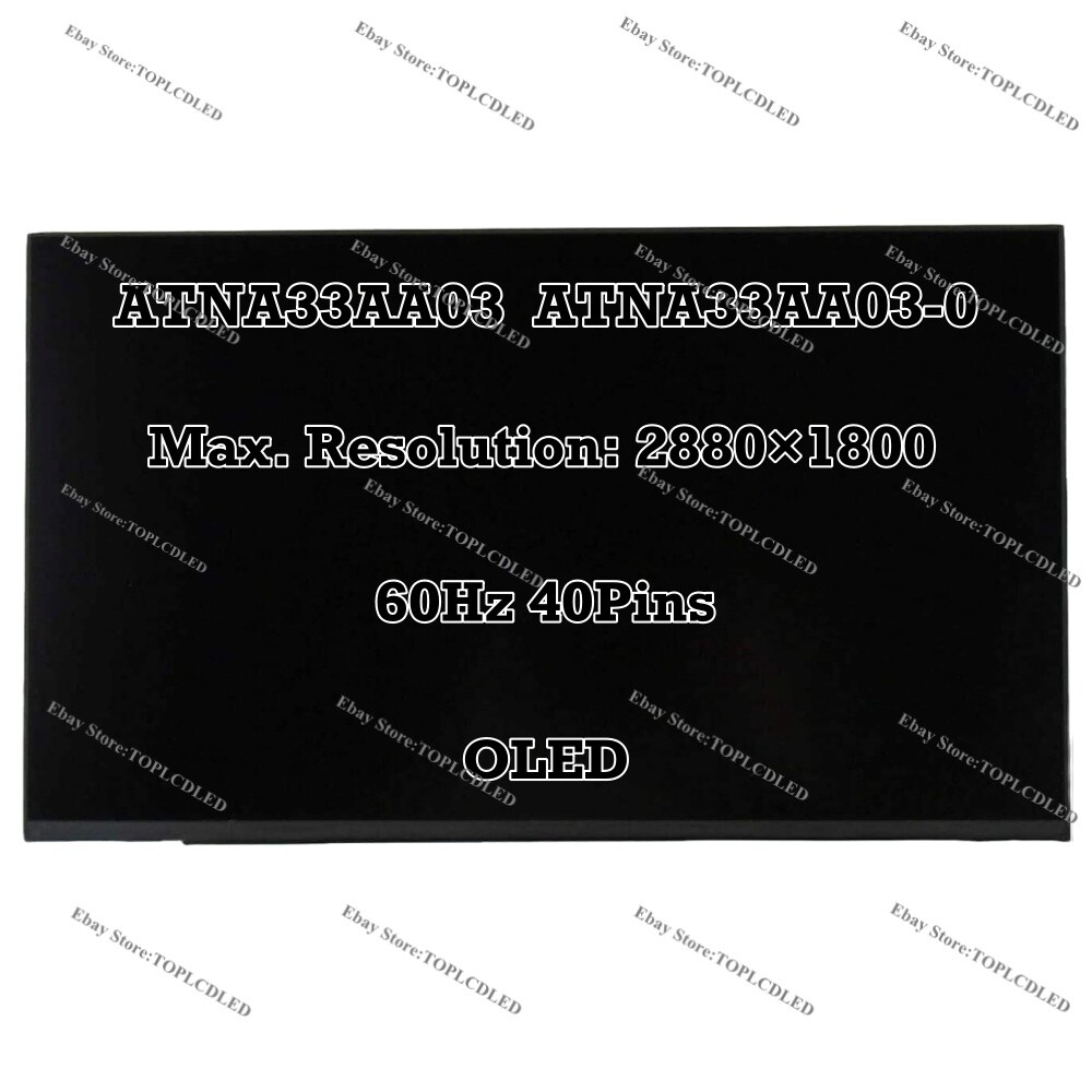 ATNA33AA03 ATNA33AA03-0 13.3"" 2880×1800 100% DCI-P3 60Hz OLED LCD Screen Panel